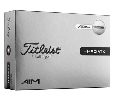 Titliest Pro V1x Left Dash Enhanced Alignment Golf Balls Dozen Pack