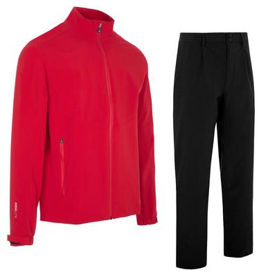 ProQuip Aqualite Waterproof Suit - Red - thumbnail image 1