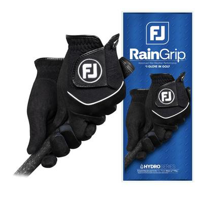 FootJoy RainGrip Ladies Golf Gloves Pair - Black