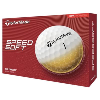 TaylorMade SpeedSoft Golf Balls - White