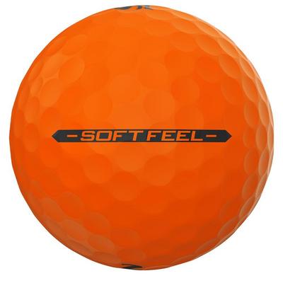 Srixon Soft Feel Brite Golf Balls - Orange - thumbnail image 4