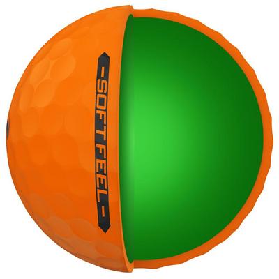 Srixon Soft Feel Brite Golf Balls - Orange - thumbnail image 5