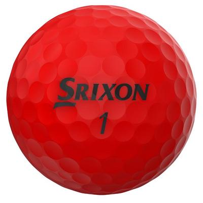 Srixon Soft Feel Brite Golf Balls - Red - thumbnail image 3