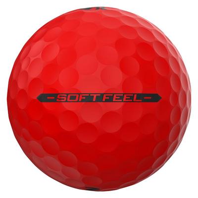 Srixon Soft Feel Brite Golf Balls - Red - thumbnail image 4