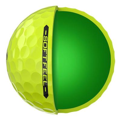 Srixon Soft Feel Golf Balls - Yellow 3 x Dozen Personalised - thumbnail image 6