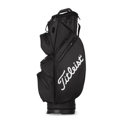 Titleist StaDry Waterproof 14 Way Golf Cart Bag - Black - thumbnail image 1