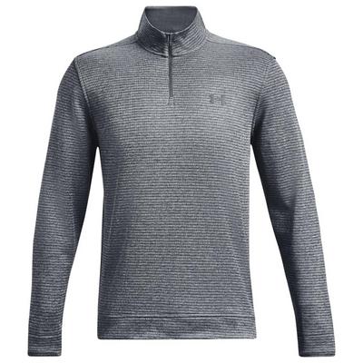 Under Armour Storm Sweater Fleece Zip Golf Top - Pitch Grey