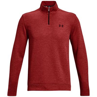 Under Armour Storm Sweater Fleece Zip Golf Top - Stadium Red - thumbnail image 1