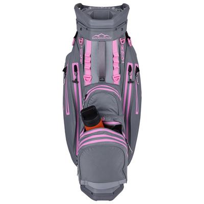 Sun Mountain H2NO Lite Golf Cart Bag - Nickel/Cadet/Pink - thumbnail image 4