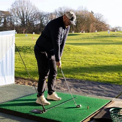 TheSwingPlate Golf Trainer Aid  with Alignment Rods - thumbnail image 7