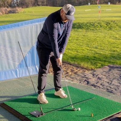 TheSwingPlate Golf Trainer Aid  with Alignment Rods - thumbnail image 8