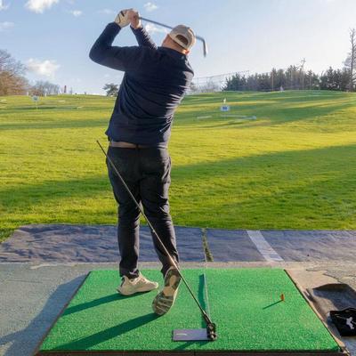 TheSwingPlate Golf Trainer Aid  with Alignment Rods - thumbnail image 9