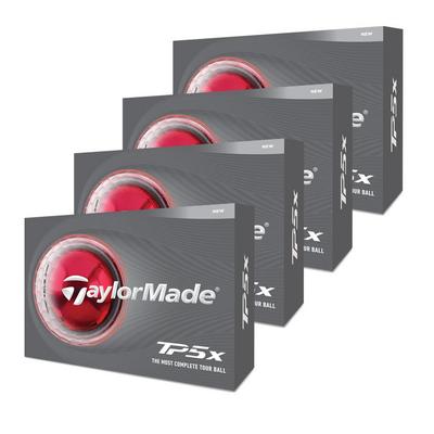 TaylorMade TP5x Golf Balls - White (4 For 3)