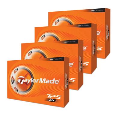 TaylorMade TP5 Pix Golf Balls - White (4 For 3)
