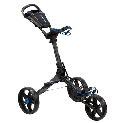 Longridge Ezeglide Bolt 2 Auto Opening Push Trolley - Black/Blue - thumbnail image 2