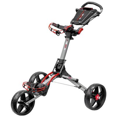 Longridge Ezeglide Bolt 2 Auto Opening Push Trolley - Grey/Red