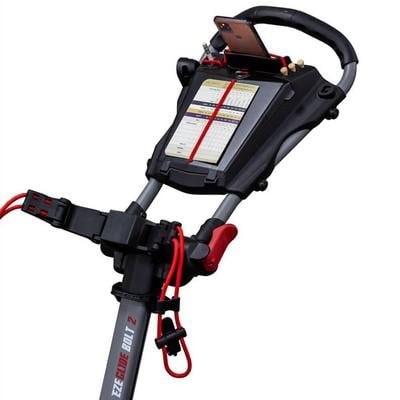 Longridge Ezeglide Bolt 2 Auto Opening Push Trolley - Grey/Red - thumbnail image 5