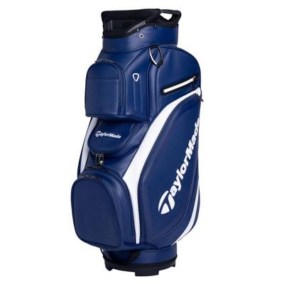 TaylorMade Deluxe Golf Cart Bag - Navy/White - thumbnail image 1