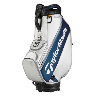 TaylorMade Players Staff Golf Bag - Silver/Navy - thumbnail image 1