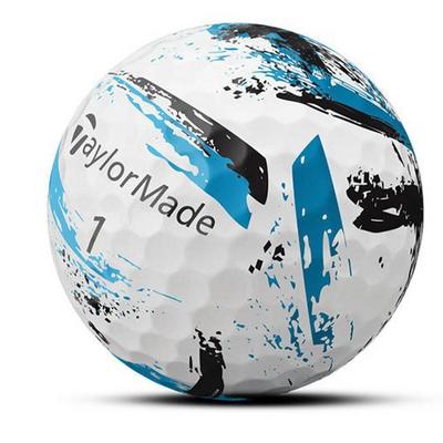 TaylorMade SpeedSoft Ink Golf Balls - Blue - thumbnail image 4