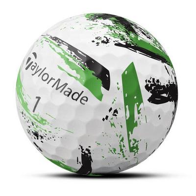 TaylorMade SpeedSoft Ink Golf Balls - Green - thumbnail image 4