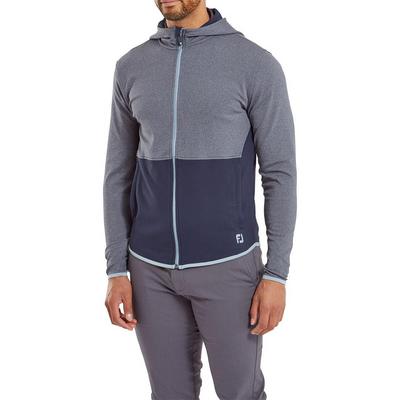 FootJoy ThermoSeries Full-Zip Golf Hoodie - Navy - thumbnail image 3