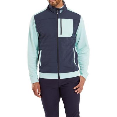 FootJoy ThermoSeries Hybrid Golf Jacket - Seaglass/Navy - thumbnail image 3