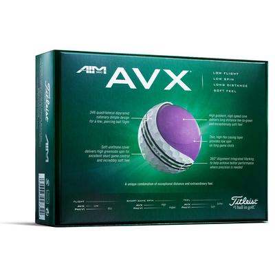 Titleist AVX AIM 360 Golf Balls - White - thumbnail image 2