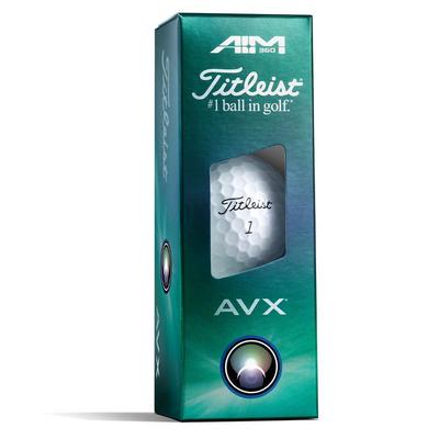 Titleist AVX AIM 360 Golf Balls - White - thumbnail image 3