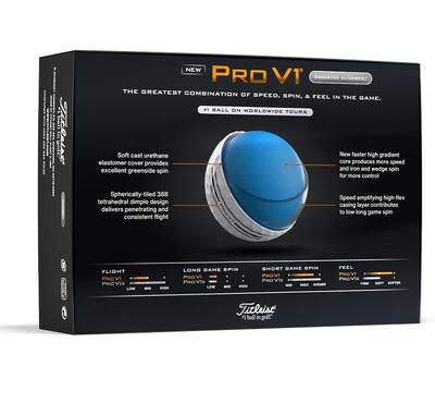 Titleist Pro V1 White Elongated Alignment Golf Balls - thumbnail image 6