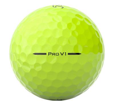 Titleist Pro V1 Yellow Golf Balls - thumbnail image 4