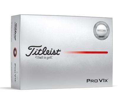 Titleist Pro V1X White Elongated Alignment Golf Balls - thumbnail image 1