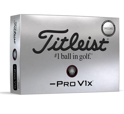 Titleist Pro V1x Left Dash Elongated Alignment Golf Balls - thumbnail image 1