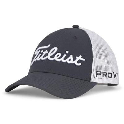 Titleist Tour Mesh Golf Cap - Charcoal/White