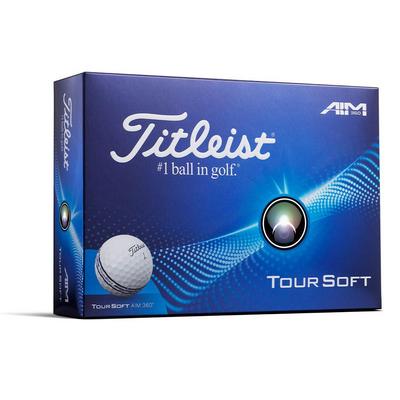 Titleist Tour Soft AIM 360 Golf Balls - White