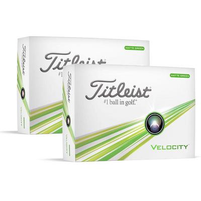 Titleist Velocity Golf Balls 2024 - Green (Double Dozen Offer) - thumbnail image 1