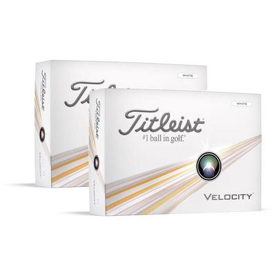 Titleist Velocity Golf Balls 2024 - White (Double Dozen Offer) - thumbnail image 1