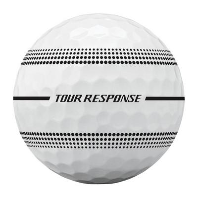 TaylorMade Tour Response Stripe Golf Balls - White/Clear (4 For 3) - thumbnail image 5