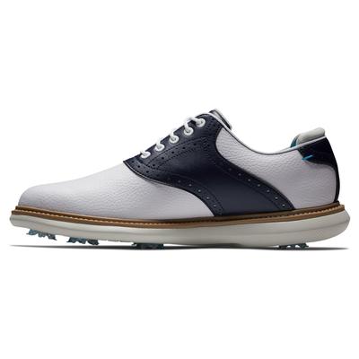 FootJoy Traditions Golf Shoe - White/Navy - thumbnail image 2