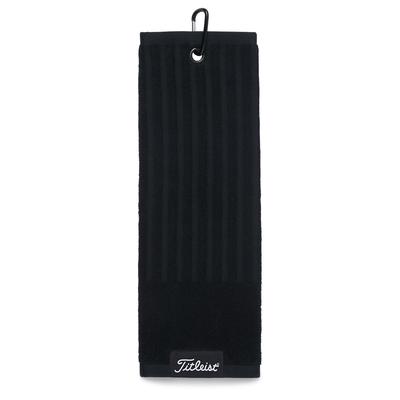 Titleist Trifold Golf Cart Towel - Black - thumbnail image 1