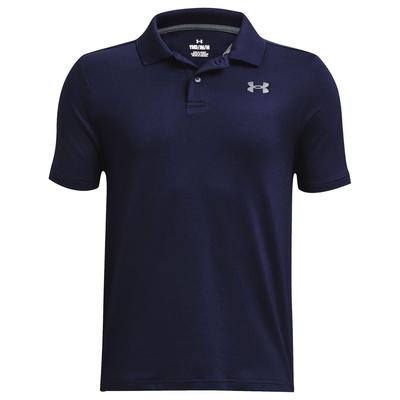 Under Armour UA Junior Performance Golf Polo Shirt - Midnight Navy