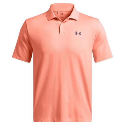 Under Armour Matchplay Golf Polo Shirt - Flare Orange - thumbnail image 1