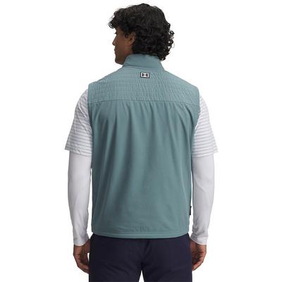 Under Armour UA Drive Pro Golf Vest - Jasper Blue/Black - thumbnail image 2