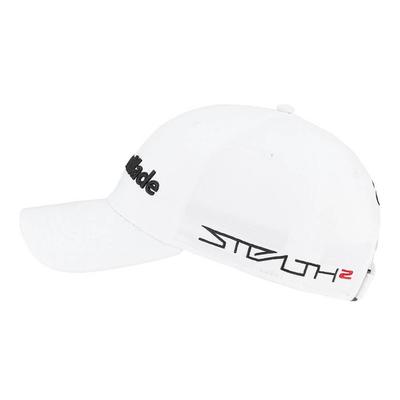 TaylorMade Tour Radar Stealth 2 Golf Cap - White - thumbnail image 3