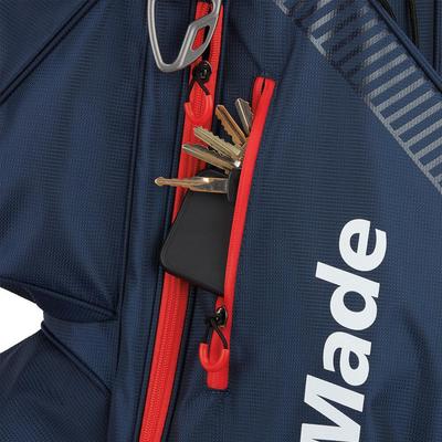 TaylorMade Pro Golf Cart Bag - Navy/Red - thumbnail image 6