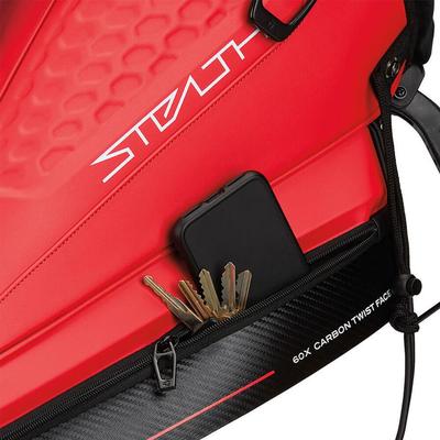 TaylorMade Stealth 2 Tour Stand Bag - Red/White/Black - thumbnail image 3