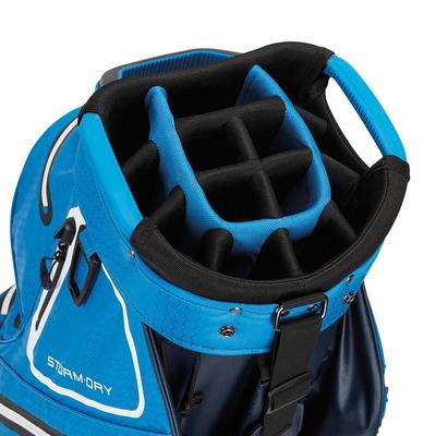 TaylorMade Storm Dry Waterproof Golf Cart Bag - Navy/Royal Blue - thumbnail image 5