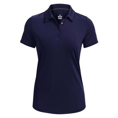 Under Armour Womens Playoff Short Sleeve Golf Polo - Midnight Navy