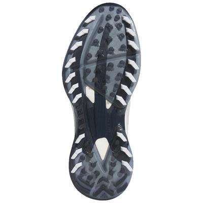 adidas AdiZero FG Golf Shoes - White/Navy - thumbnail image 4