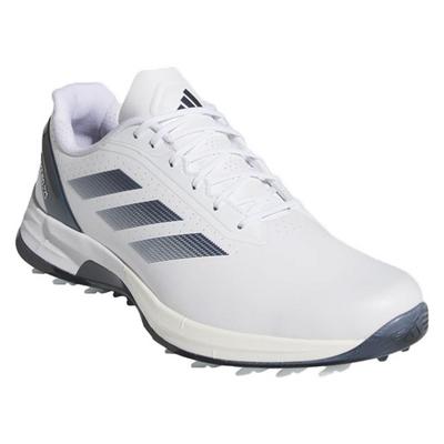 adidas AdiZero FG Golf Shoes - White/Navy - thumbnail image 5